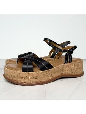 Naturalizer Rikki Cork Flatform Sandal 9 1/2 M